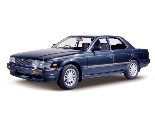 1:43 Nissan Laurel Medalist Club S ローレル TLV-N238b Nissan Laurel Medalist Club L (White/Gold) Diecast Car