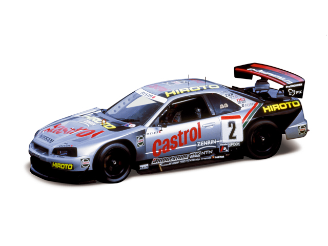 1/43 Ebbro Castrol Nismo Gt-R JGTC 2000 #2 Silver w/ Box
