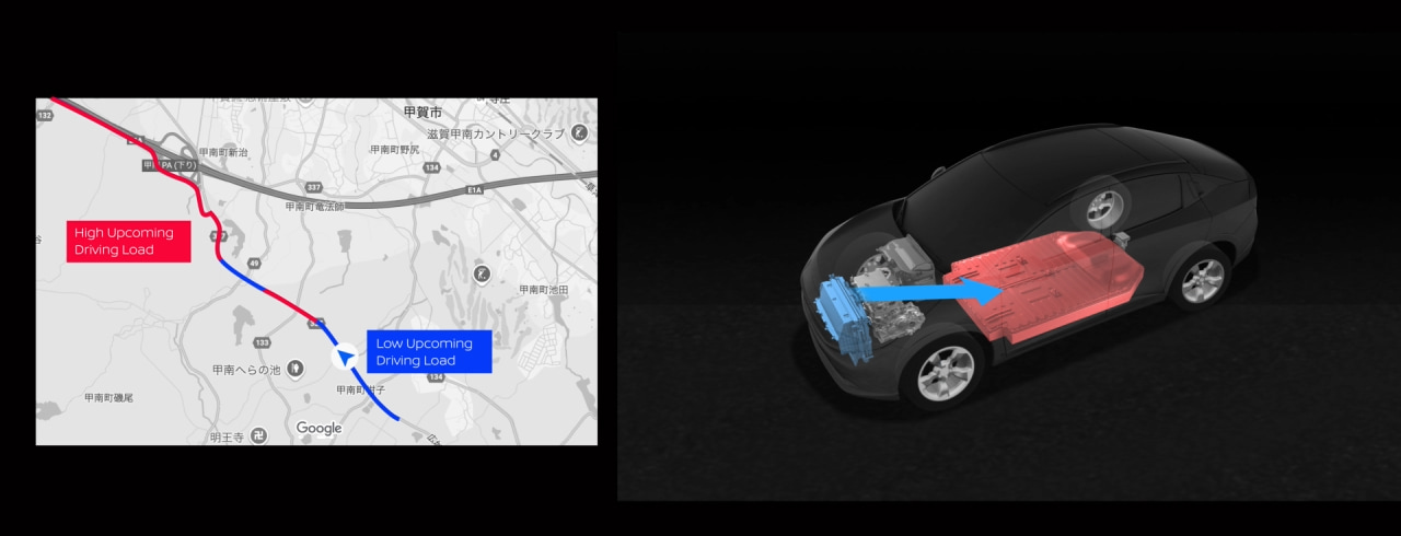 Cooling control with intelligent navigation-linked function Cooling control with intelligent navigation-linked function