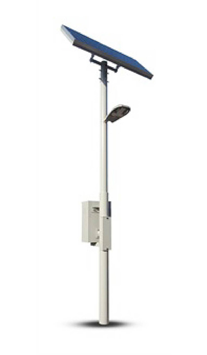 A solar-powered streetlight using repurposed EV batteries developed in Namie-city