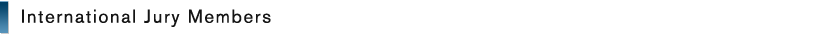International Jury Members