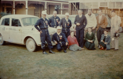 A snapshot in 1958 Mobilgas Trial (Round Australia)