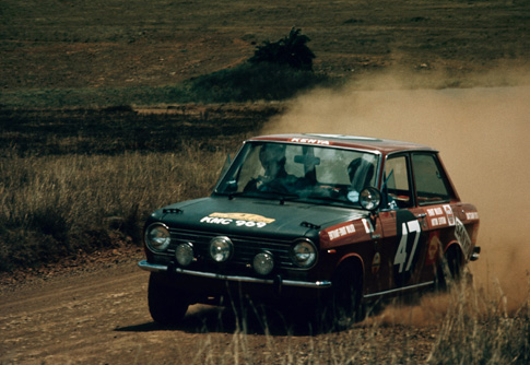 Datsun Sunny 1000 #47 (Walker/Leverton)