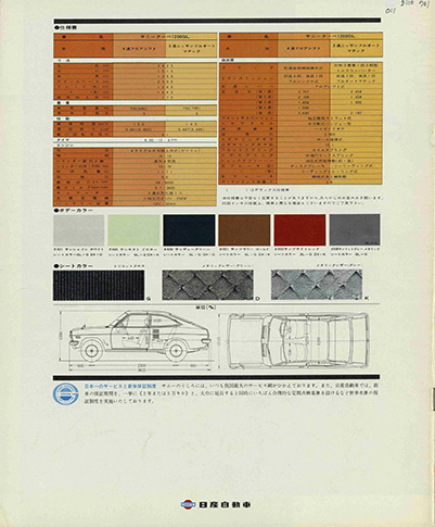 DATSUN Sunny Coupe 1200 KB110