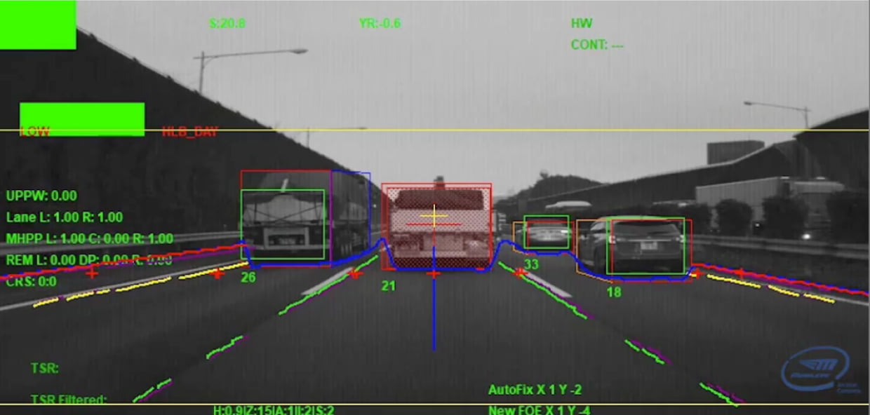 Sensing data in the system