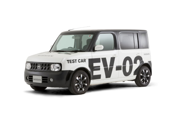 Cube EV test car
