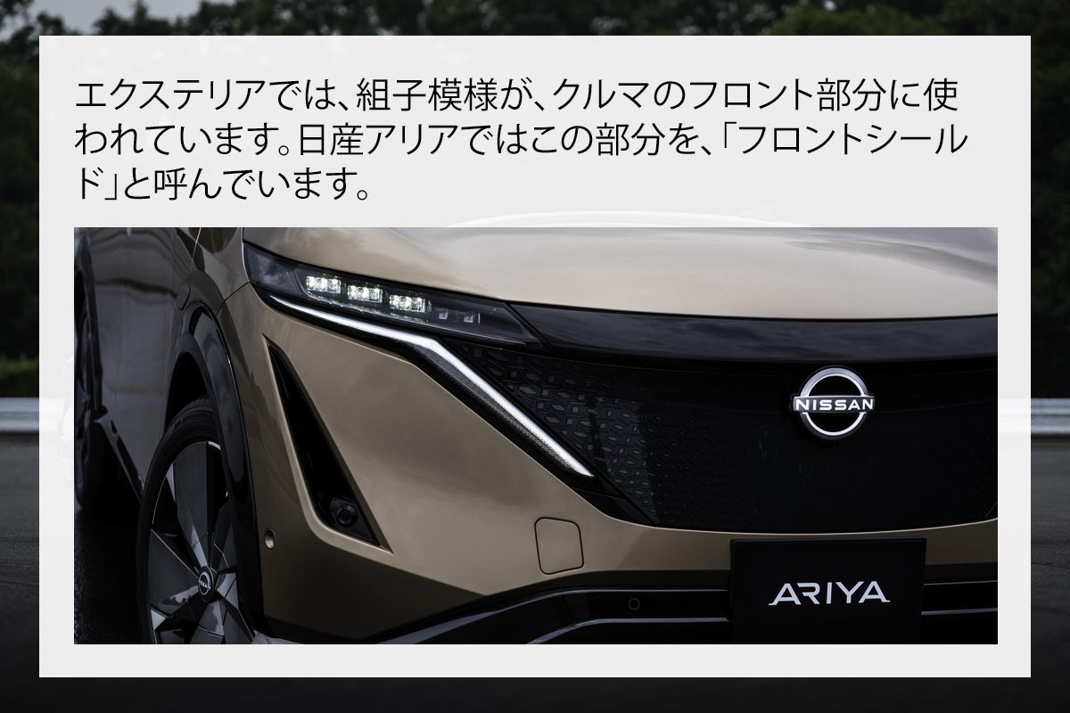 jsExterior of Nissan Ariya 2021