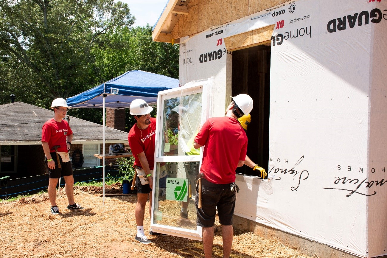Partnership with Habitat for Humanity