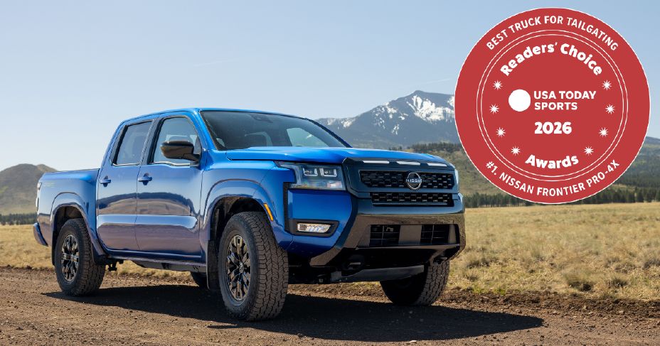 Nissan Frontier Ranked No.1 in USA Today Sports Readers’ Choice Awards for Tailgating