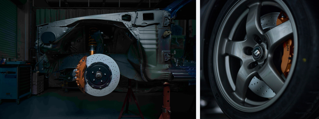 Bigger brakes and factory-inspired wheels Bigger brakes and factory-inspired wheels